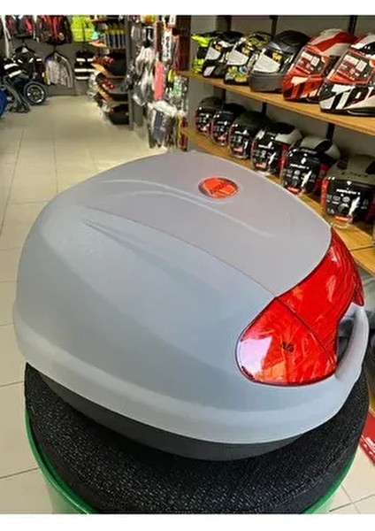 Motorsiklet Arka Çanta 32 Litre Gri Renk