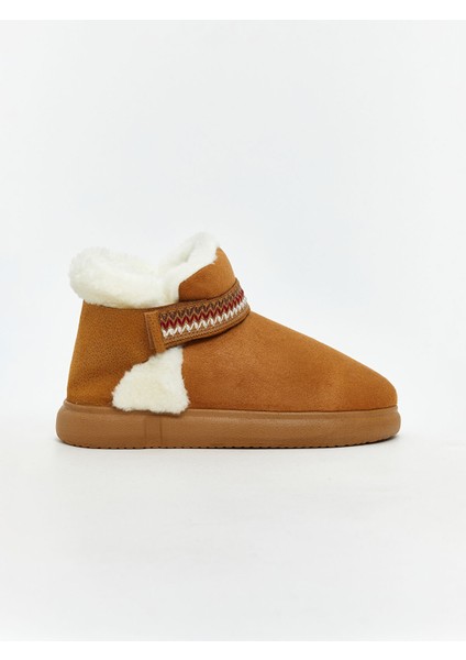 Yeni Sezon Süet Görünümlü Kadın Ev Botu fiyatları