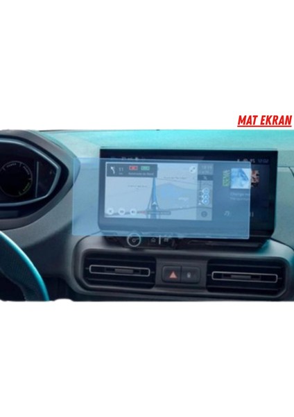 Peugeot Rifter 2025 Navigasyon ve Multimedya Uyumlu Mat Ekran Koruyucu modelleri