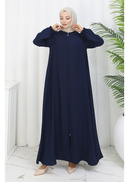 Fermuarlı Mevlana Ferace 4106-07 Lacivert fiyatları