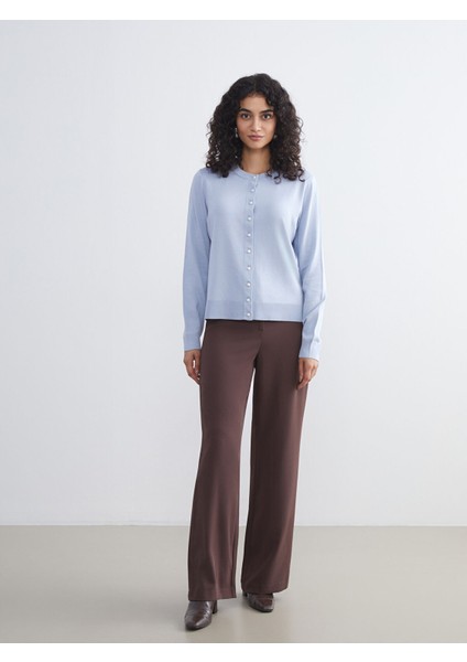 Yeni Sezon Bisiklet Yaka Kadın Triko Hırka modelleri