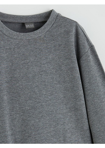 Yeni Sezon Bisiklet Yaka Kız Çocuk Sweatshirt modelleri