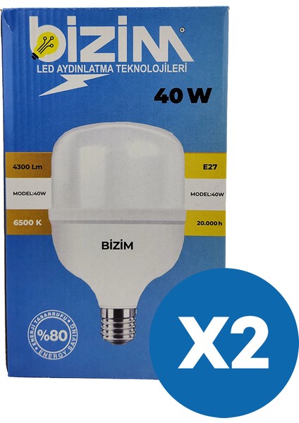 40W LED Torch Ampul (2'li Paket) fiyatları