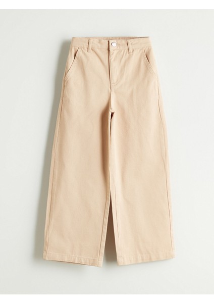 Yeni Sezon Basic Gabardin Kız Çocuk Pantolon