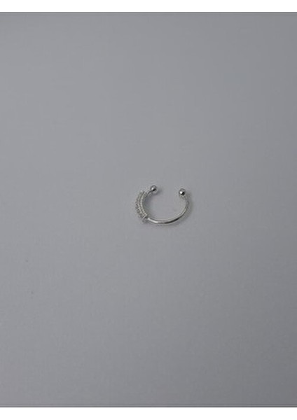 925 Ayar Gümüş Deliksiz Sıkıştırmalı Zirkon Taşlı Halka Hızma (En: 9 Mm) modelleri