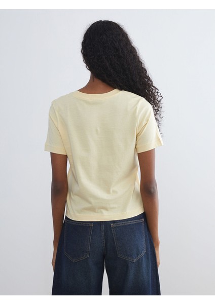 Yeni Sezon Bisiklet Yaka Kadın Tişört fırsatları