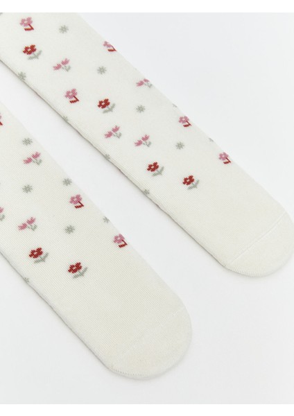 Yeni Sezon Çiçekli Kız Çocuk Havlu Külotlu Çorap modelleri