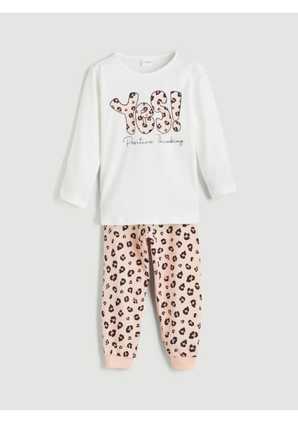 Yeni Sezon Baskılı Kız Çocuk Pijama Takım
