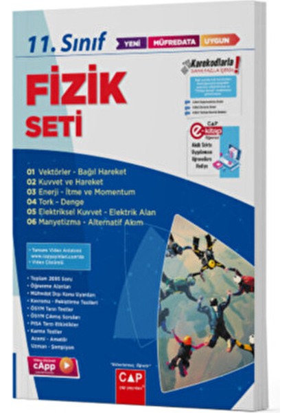 Çap 11. Sınıf Fizik Anadolu Video Konu Anlatımlı Fasikül Seti