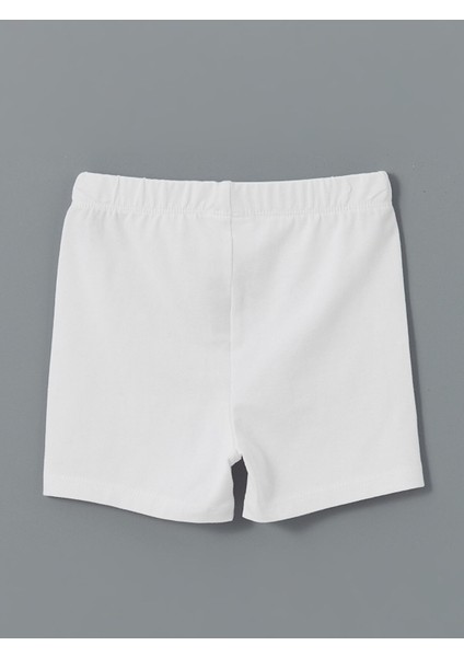 Yeni Sezon Beli Lastikli Kısa Kız Çocuk Tayt 2'li modelleri