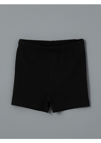 Yeni Sezon Beli Lastikli Kısa Kız Çocuk Tayt 2'li fırsatları