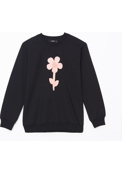 Yeni Sezon Bisiklet Yaka Kız Çocuk Sweatshirt fiyatları