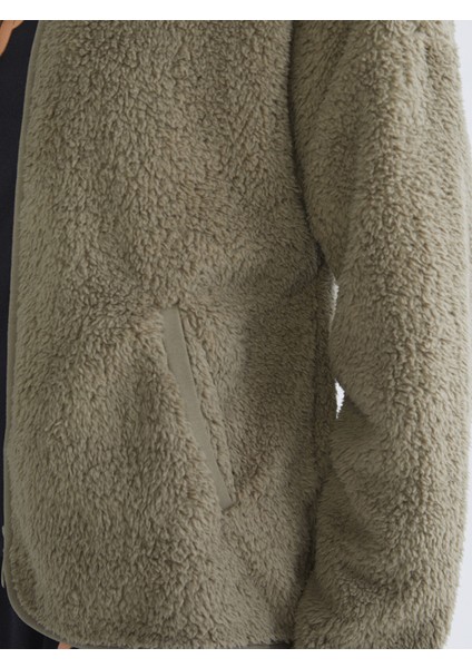 Yeni Sezon Dik Yaka Pelüş Kadın Pijama Üstü modelleri