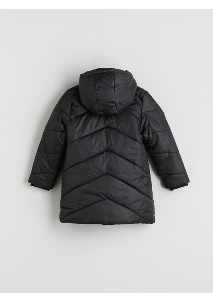 Yeni Sezon Kapüşonlu Kız Çocuk Mont fırsatları