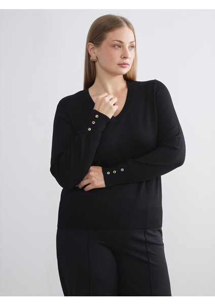 Yeni Sezon V Yaka Kadın Triko Kazak fiyatları