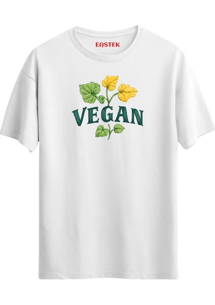 Vegan Baskılı Tasarım T-Shirt, Erkek Tişört, Kadın Tişört, Unisex T-Shirt