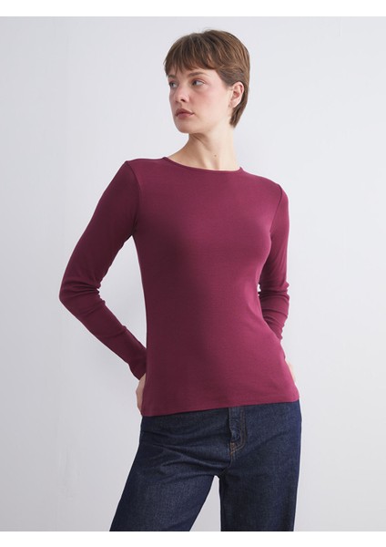 Yeni Sezon Bisiklet Yaka Kadın Tişört