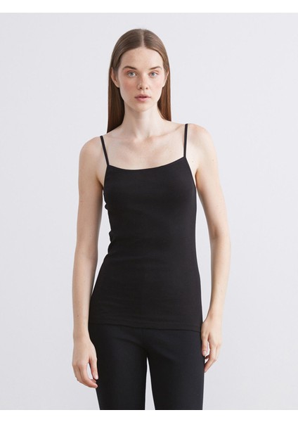 Yeni Sezon Kare Yaka Askılı Kadın Atlet