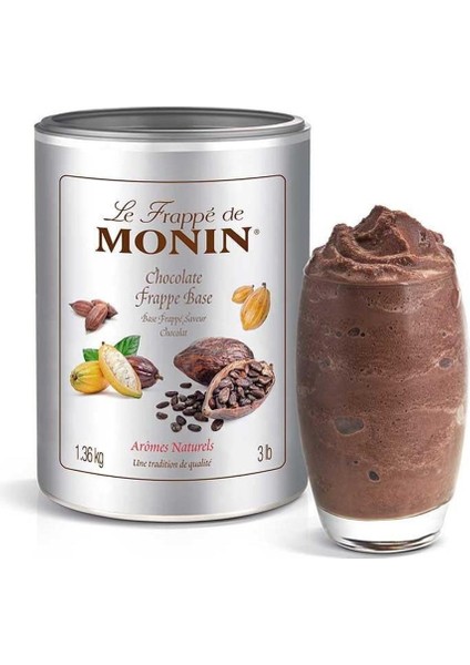 Monin Le Frappe Chocolat – Yoğun Çikolatalı Frappe Karışımı 1.36 kg modelleri