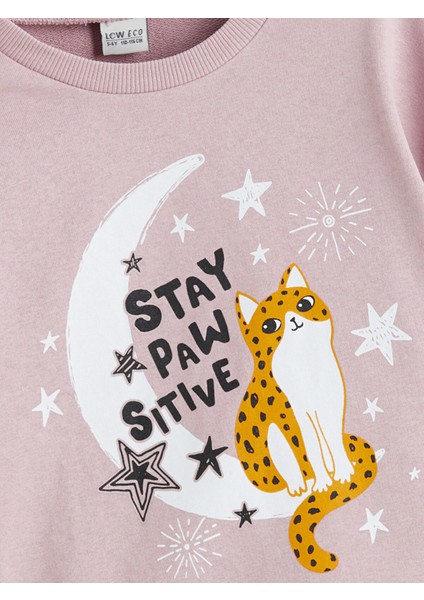 Yeni Sezon Bisiklet Yaka Kız Çocuk Pijama Takımı modelleri