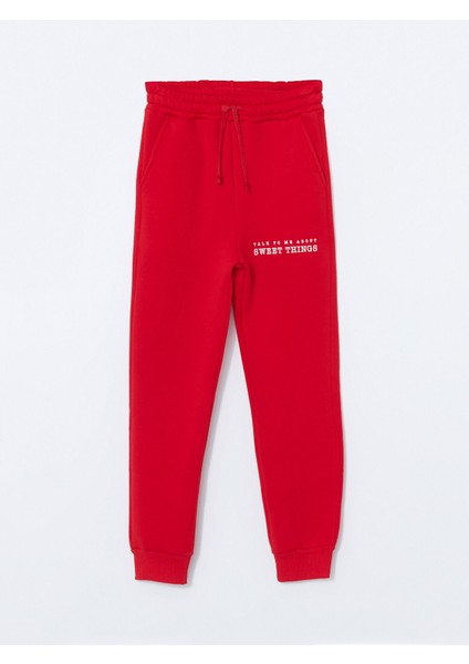 Yeni Sezon Beli Lastikli Kız Çocuk Jogger Eşofman Altı