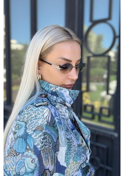 Ithal Dokuma Kumaş Önden Kuşak Bağlamalı Kadın Ceket fiyatları