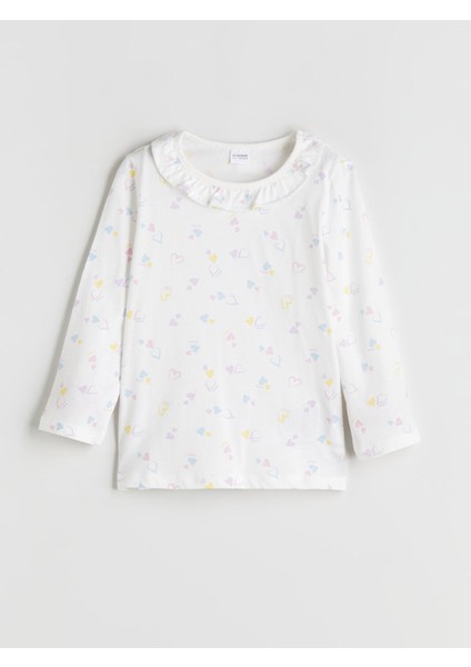 Yeni Sezon Kalp Desenli Kız Çocuk Pijama Takımı fiyatları
