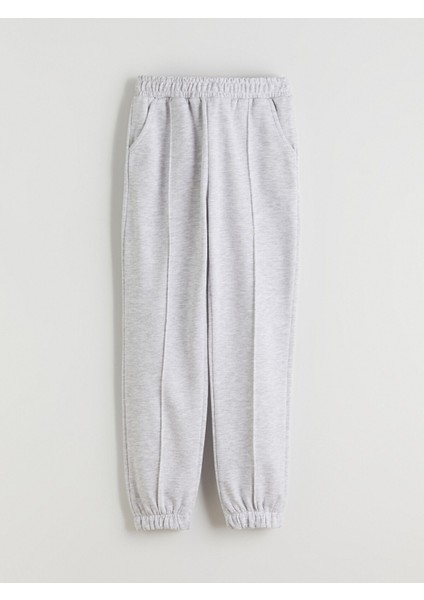 Yeni Sezon Beli Lastikli Kız Çocuk Jogger Eşofman Altı