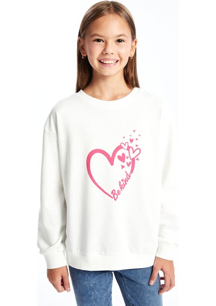 Yeni Sezon Bisiklet Yaka Kız Çocuk Sweatshirt fiyatları