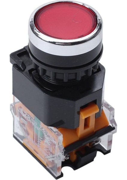 Yaylı Stop Buton - Kırmızı - LA38 Serisi