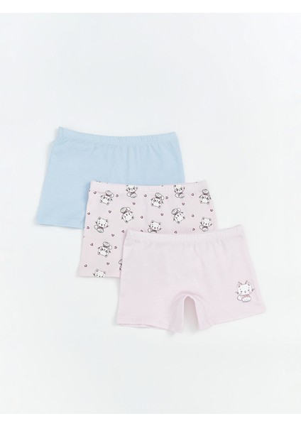 Yeni Sezon Hello Kitty Baskılı Kız Çocuk Boxer 3'lü