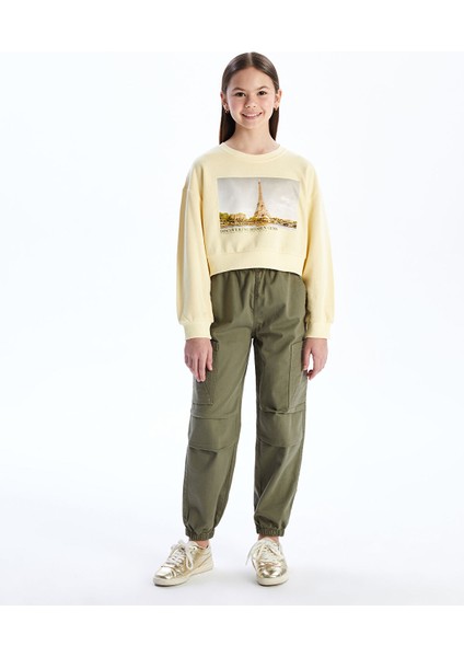 Yeni Sezon Bisiklet Yaka Kız Çocuk Sweatshirt fiyatları