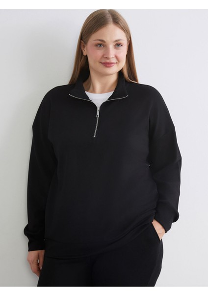 Yeni Sezon Dik Yaka Kadın Sweatshirt fiyatları