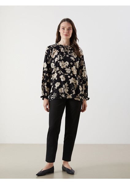 Yeni Sezon Beli Lastikli Havuç Kesim Kadın Pantolon