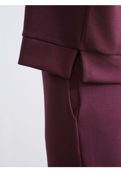 Yeni Sezon Bisiklet Yaka Oversize Kadın Sweatshirt modelleri