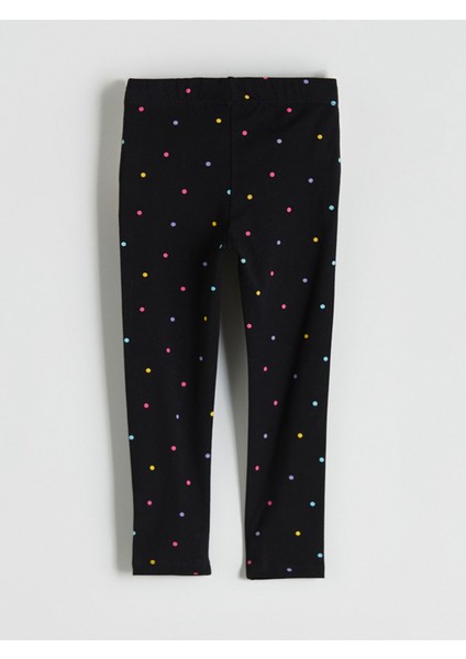 Yeni Sezon Puantiye Desenli Kız Çocuk Tayt modelleri