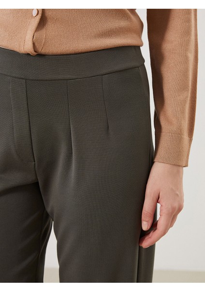 Yeni Sezon Beli Lastikli Havuç Kesim Kadın Pantolon fırsatları