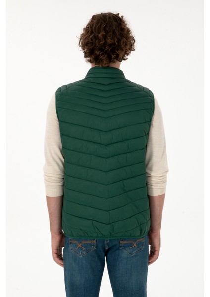 Erkek Koyu Yeşil Yelek (Dokuma) 50312012-VR079 indirimleri