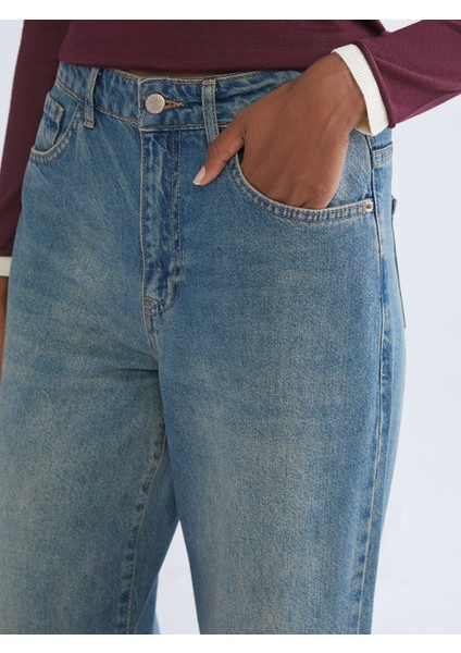 Yeni Sezon Baggy Fit Kadın Jean Pantolon modelleri