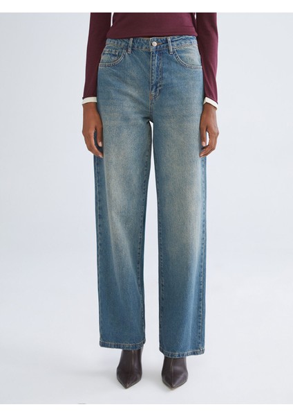 Yeni Sezon Baggy Fit Kadın Jean Pantolon fiyatları