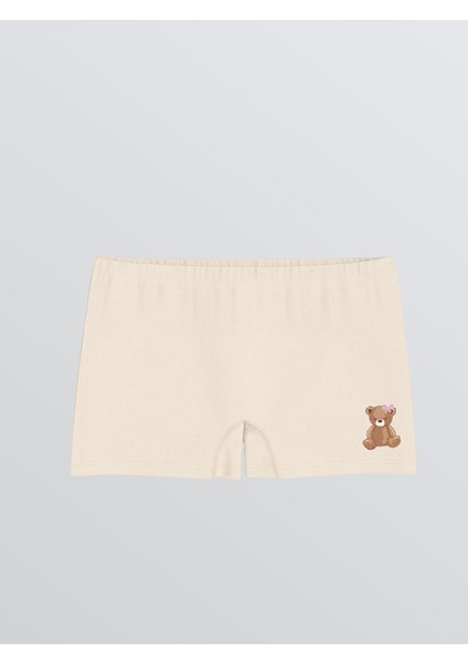 Yeni Sezon Ayı Teddy Baskılı Kız Çocuk Boxer 3'lü fırsatları