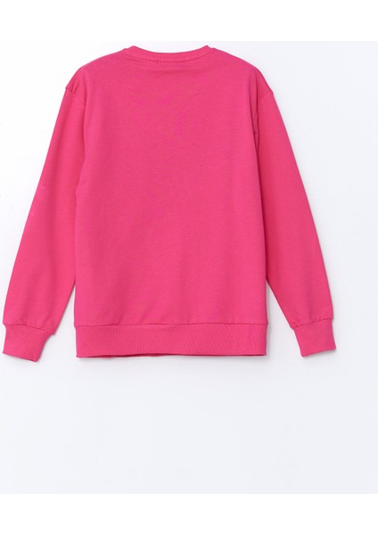 Yeni Sezon Bisiklet Yaka Uzun Kollu Baskılı Kız Çocuk Sweatshirt fiyatları