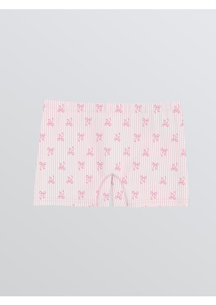 Yeni Sezon Beli Lastikli Kız Çocuk Boxer 3'lü modelleri