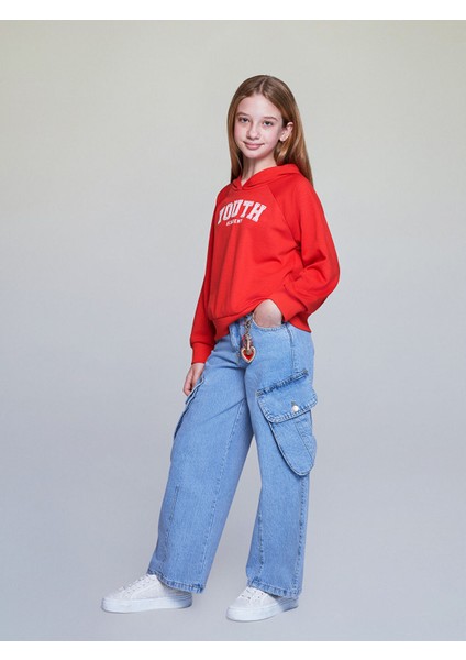 Yeni Sezon Kapüşonlu Baskılı Kız Çocuk Sweatshirt fiyatları