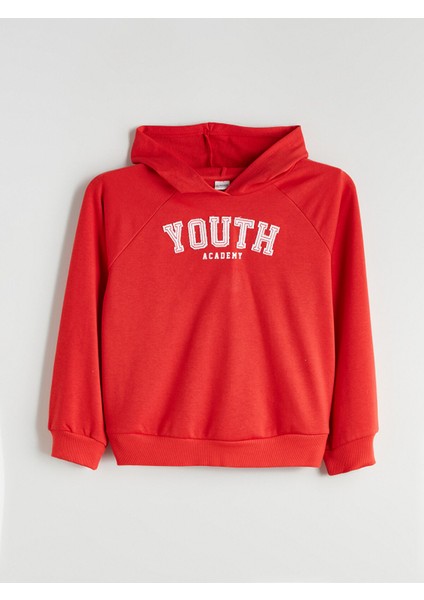 Yeni Sezon Kapüşonlu Baskılı Kız Çocuk Sweatshirt modelleri