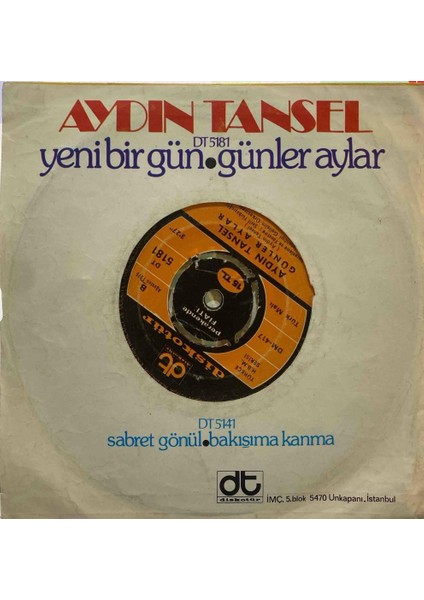 45'lik Aydın Tansel – Yeni Bir Gün / Günler Aylar fiyatları