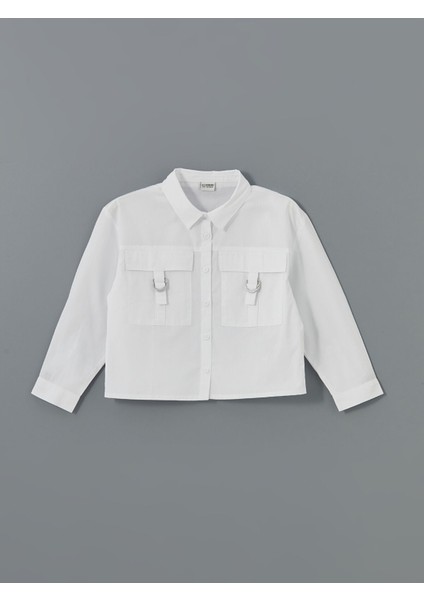 Yeni Sezon Basic Uzun Kollu Kız Çocuk Gömlek modelleri