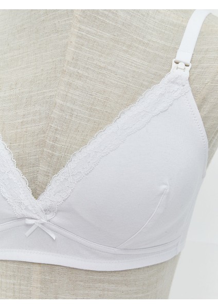 Yeni Sezon Balensiz Dolgusuz Dantel Detaylı Emzirme Sütyeni fırsatları