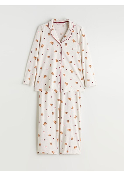 Yeni Sezon Gömlek Yaka Hamile Pijama Takımı indirimleri