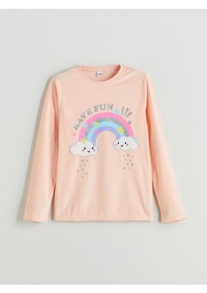 Yeni Sezon Bisiklet Yaka Kız Çocuk Pijama Takımı fiyatları